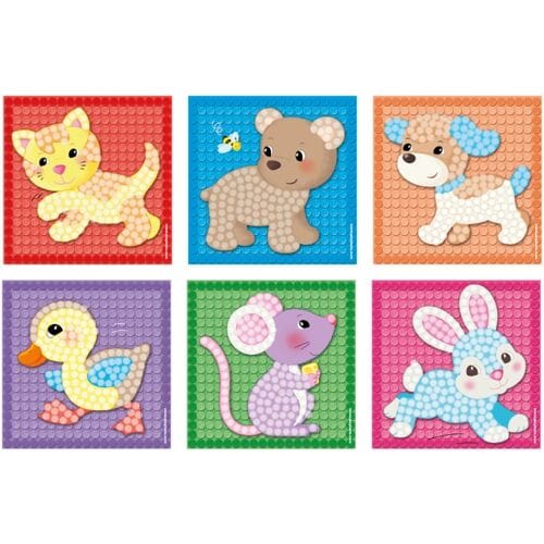 PLAYMAIS Knutselset mozaïek (Little Friends)