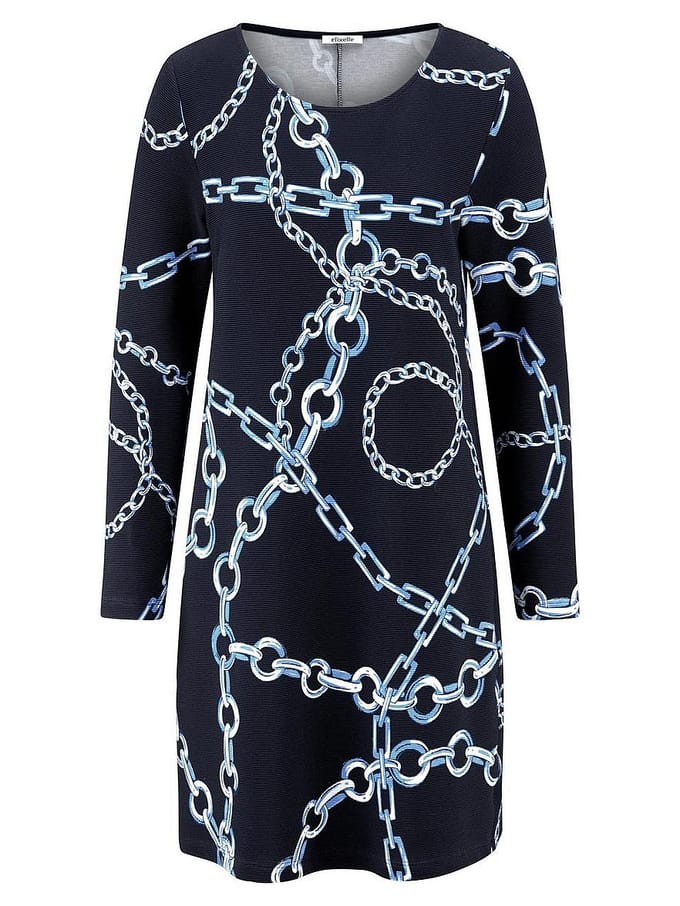 Jerseyjurk lange mouwen Van Efixelle blauw