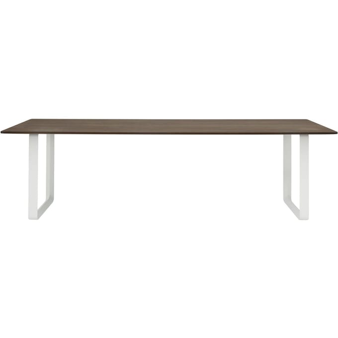Muuto 70/70 Tafel - gerookte eik - wit - XL