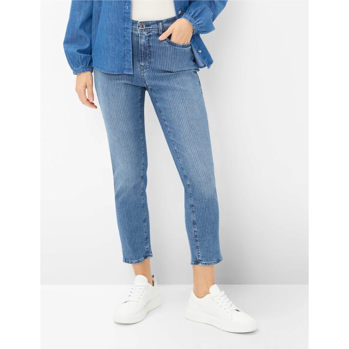 Brax Dames Jeans  Style MARY S USED REGULAR BLUE, denim blauw regular, maat 38