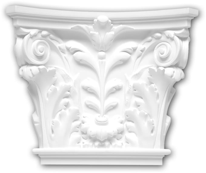 Pilaster kapiteel 121002 Profhome Sierelement Corinthische stijl wit
