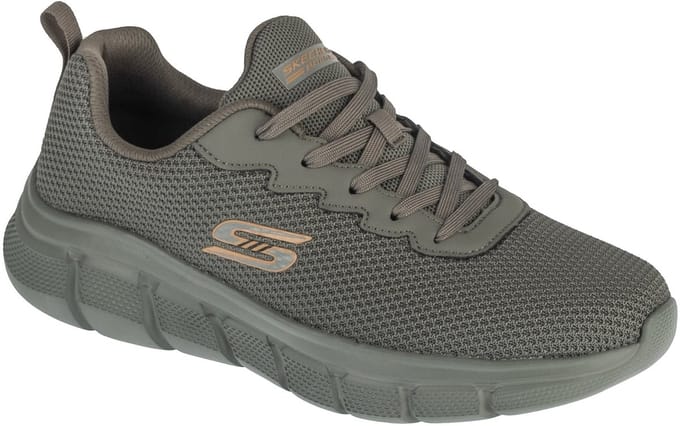 Skechers Bobs B Flex - Chill Edge, Mannen, Groen, Sneakers, maat: 46