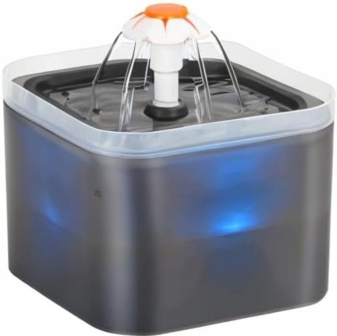Drinkfontein Kat - Kattenfontein - Drinkbak Hond - Waterdispenser - Grijs