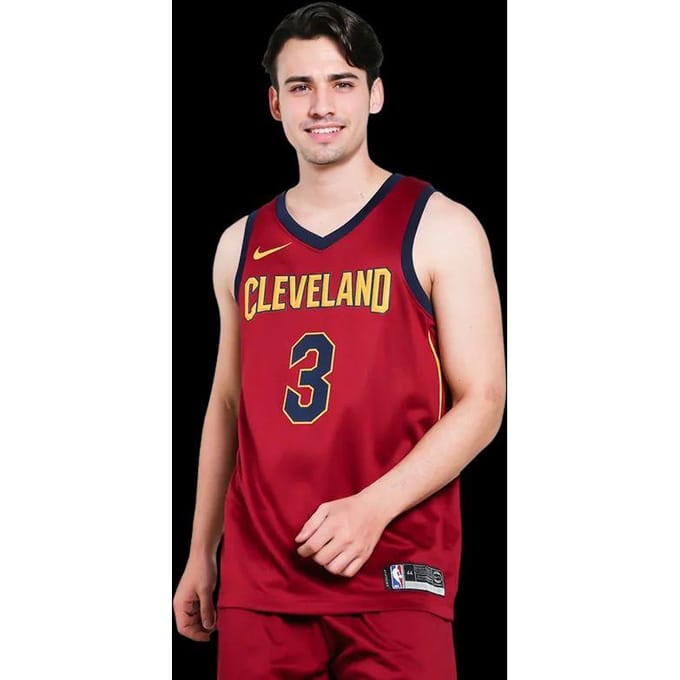 Maillot Rétro NBA Nike Icon Edition Thomas Cavaliers Maillot Homme Rouge 864467-686 M brown