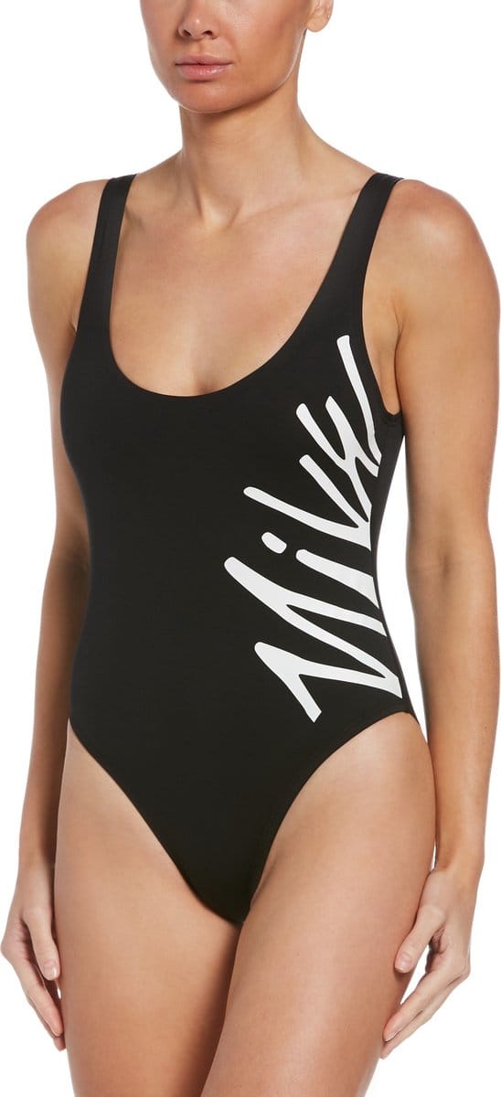 Nike  - Maat M - Swim Multi Logo U-Back Dames Badpak