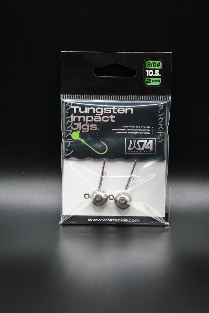 W74 Tungsten Tackle Tungsten Impact Jigs (2 Pcs) 5.3g / #2/0