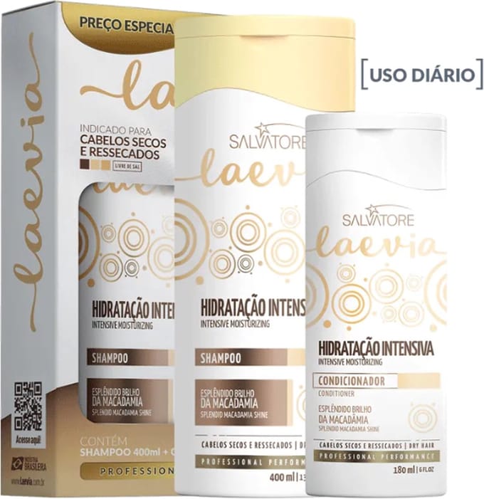 Laevia Kit Hydratatie Intensief SH 400 ml + CO 180 ml
