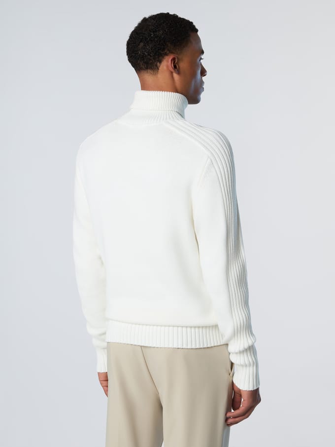 North Sails Trui Coltrui met ribbels