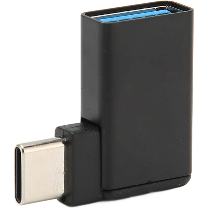 USB naar Type C Adapter 90 Graden Vrouwelijk naar Mannelijk Plug and Play USB naar USB C Connector voor PC Laptop