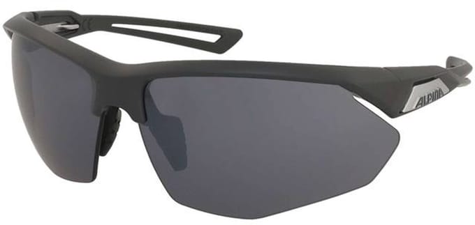 Zonnebril Alpina Nylos HR Midnight-Grey Matt/Silver Mirror