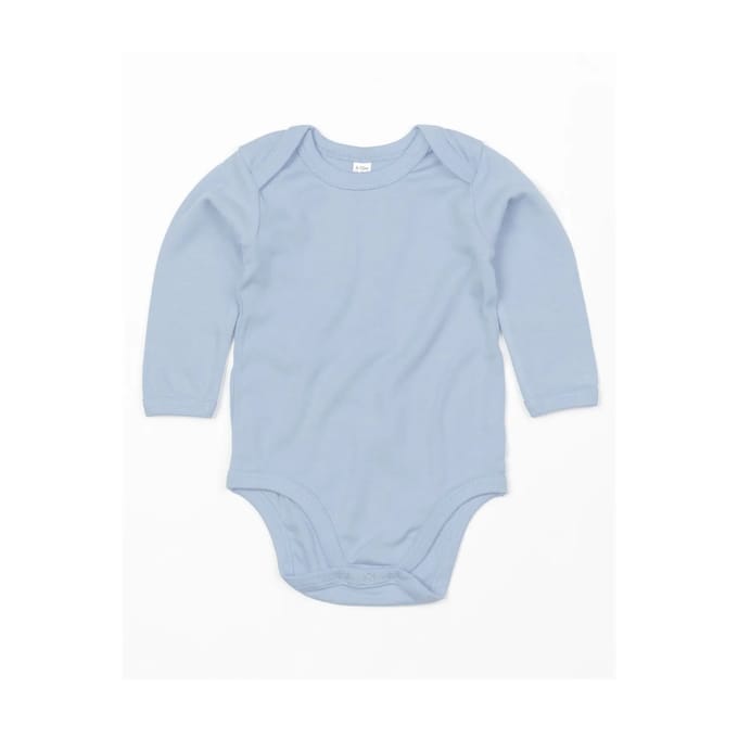 Babybugz | Baby long Sleeve Bodysuit | Dusty Blue | 3 - 6 Maanden