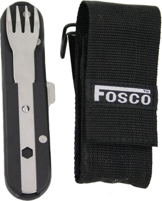 Fosco Outdoor Bestek - Zwart - Inklapbaar