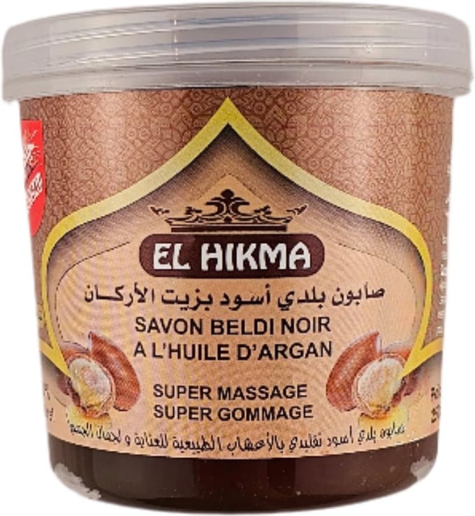 Marokkaanse Zwarte Zeep Beldi met ARGAN OLIE | 100% Natuurlijk & Puur