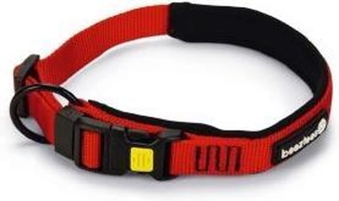 Beeztees Parinca Hondenhalsband Nylon Rood 55-60 cm x 30 mm