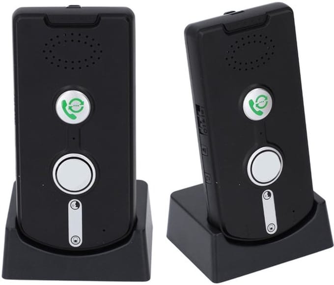 Allecto - Spraakintercom - Draadloos deurbelsysteem - Handsfree