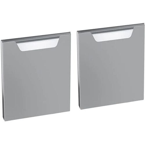 GGM Gastro 2x Unterbau Tür - 450mm Zilver
