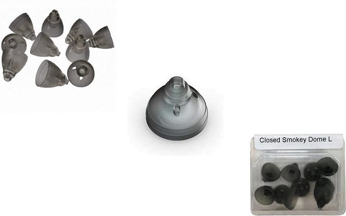 Phonak Smokey Dome Closed Large 10 stuks