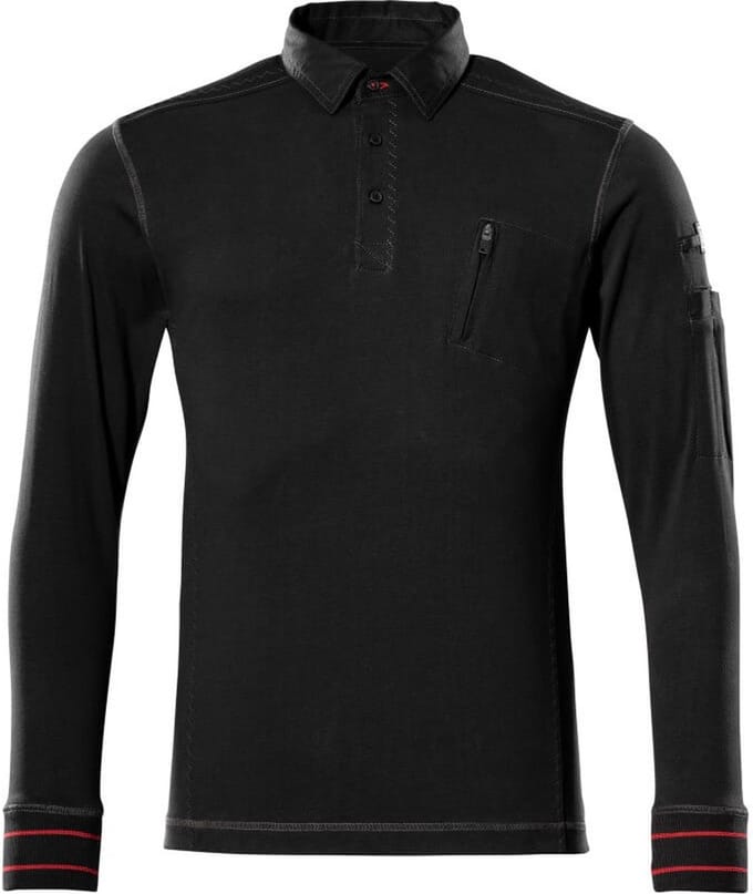 Mascot Frontline Polosweatshirt 50352-833 - Zwart - S