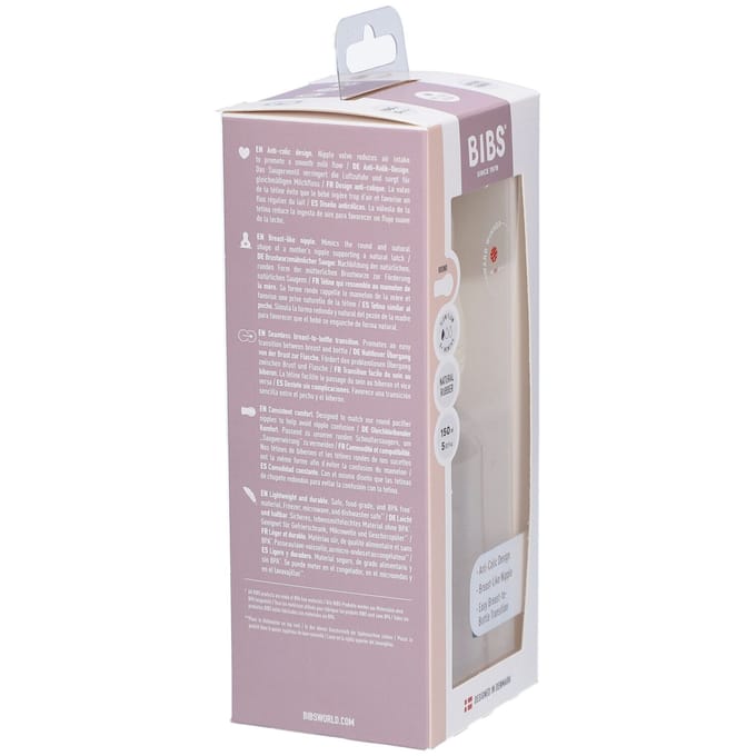 BIBS Complete Flessenset 150ml Latex - Ivory 1 Babyfles