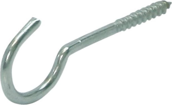Schroefhaak - rvs - 4.5 x 35 mm (4 stuks)