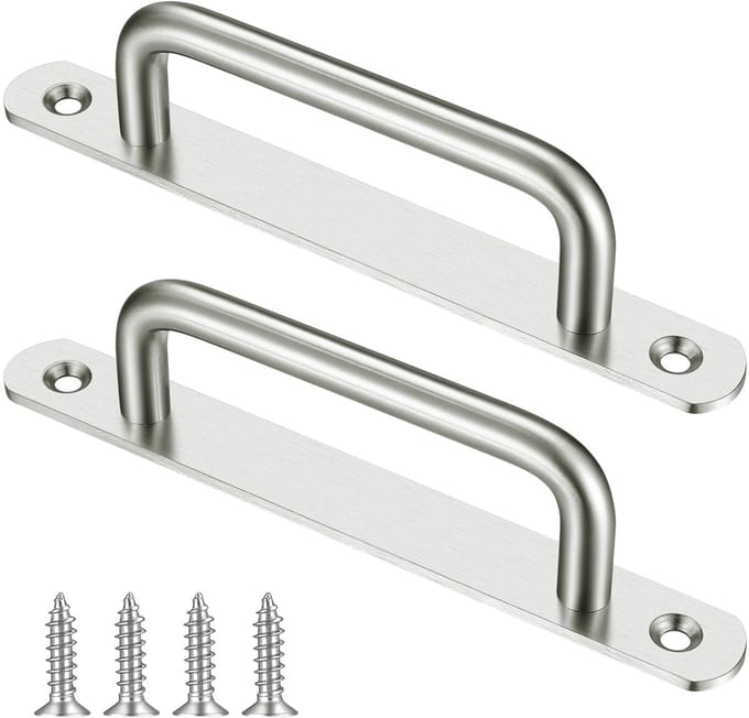 SolidKeus - Set van 2 Schuifdeurgrepen van Roestvrij Staal