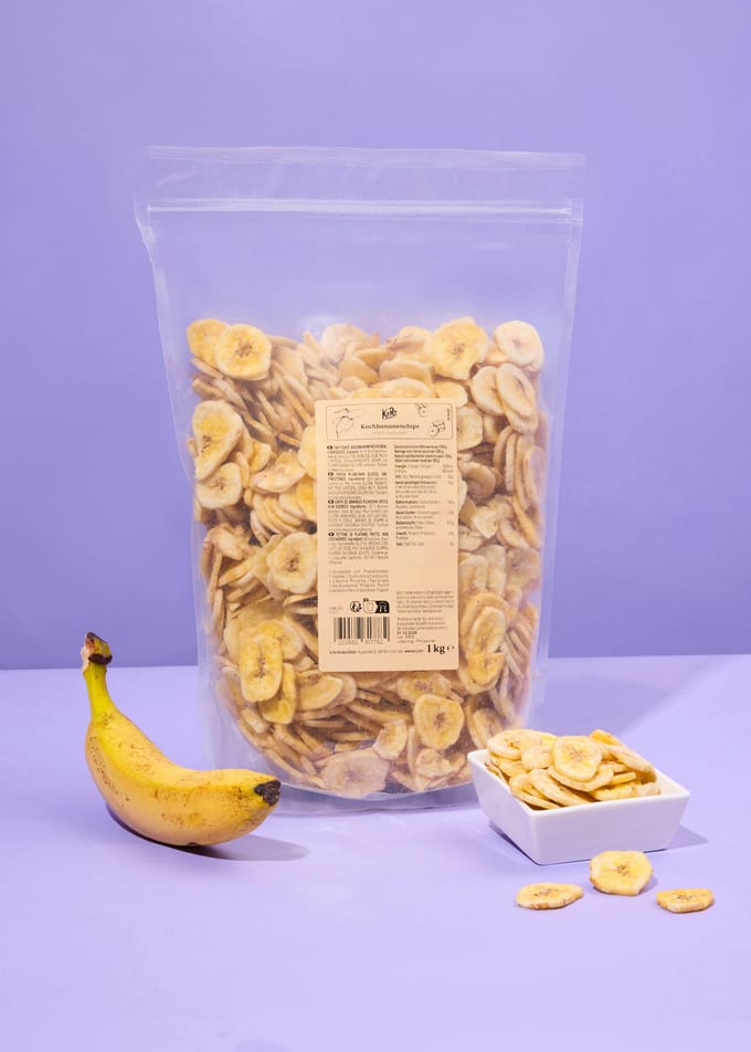 Bakbanenenchips zonder suiker 1 kg