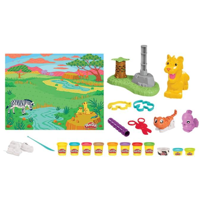 Play-Doh Growin' Mane Lion and Friends