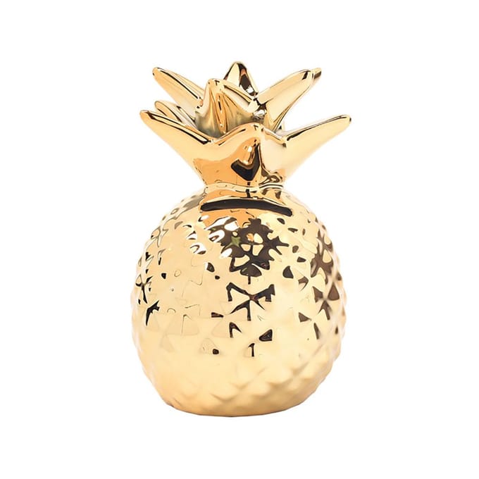 Keramische Ananas Spaarpot Leuke Spaarpot Ornamenten Ananas Spaarpot Huisdecoratie goud