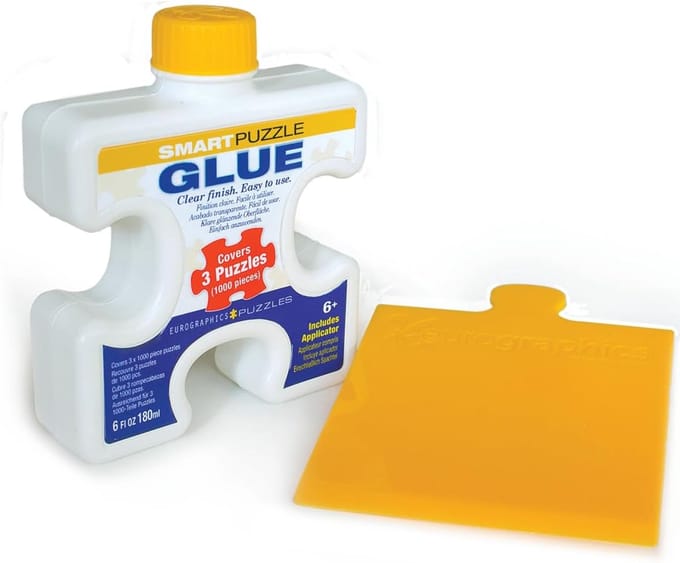 Puzzel Lijm - Puzzel Fixeer - Puzzels Bevestigen - Inclusief Applicator - 6 oz Fles