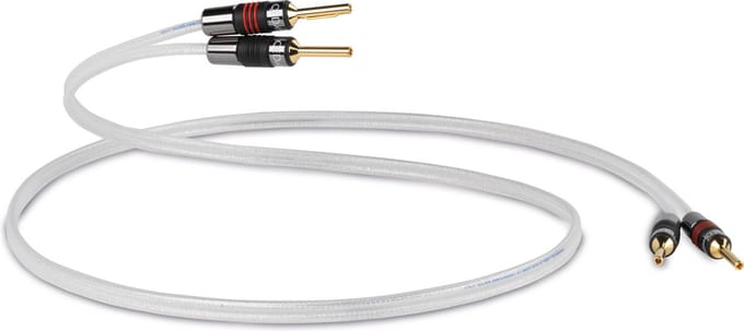 QED Silver Anniversary XT SPEAKER CABLE 2m - Luidsprekerkabel met bananenpluggen