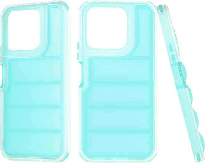 Hoesje geschikt voor HONOR X8b - Techsuit Wave Shield Shockproof Hard Case Back Cover - Turquoise