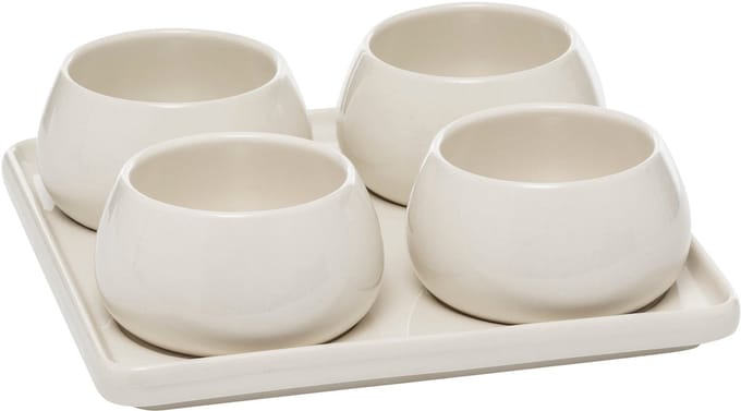 Secret de Gourmet Nora Aperitief set - 5-delig - Wit