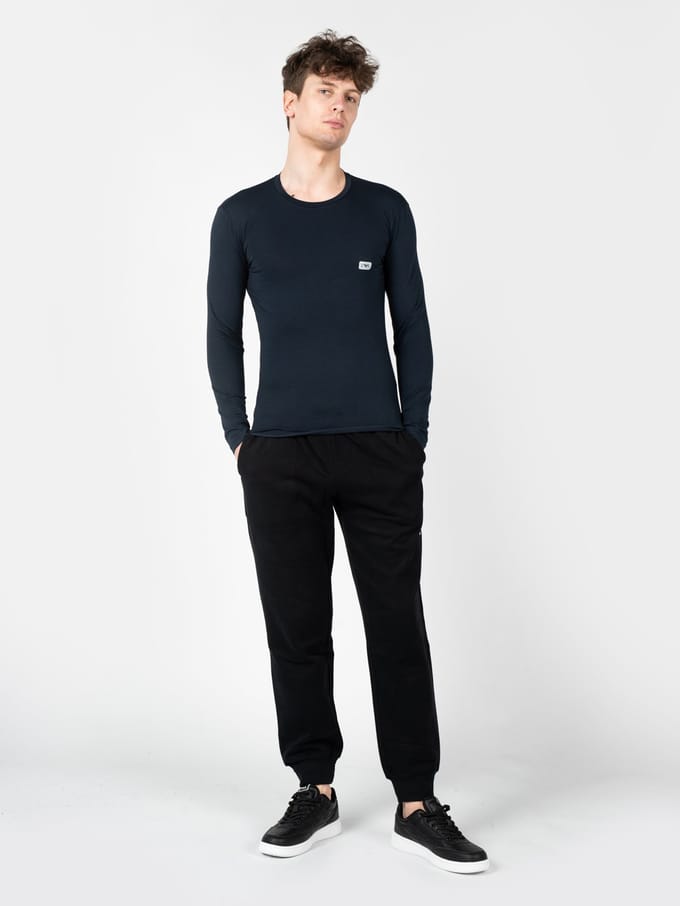 Emporio Armani Longsleeve Mannen blauw