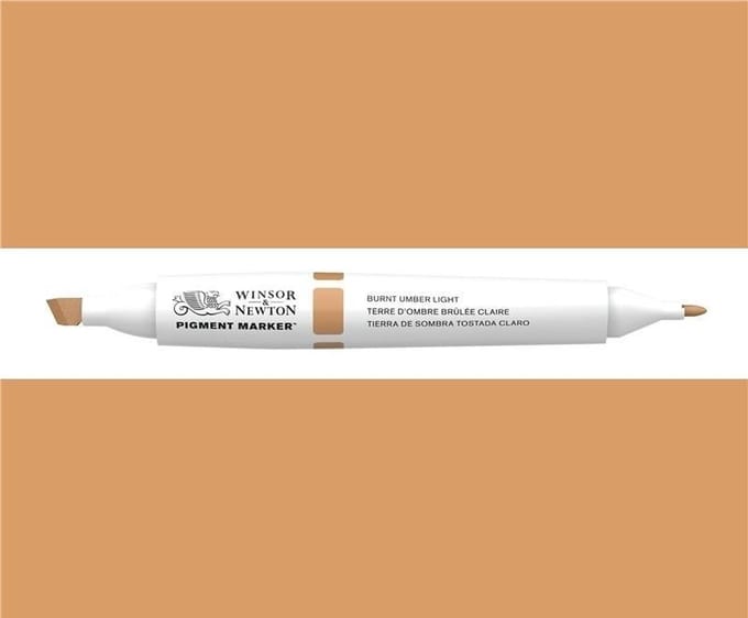 Winsor & Newton Pigment Marker Burnt Umber Light 0202/110