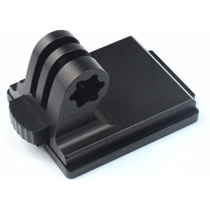 Sportcamera Helm Vaste Mount Aluminiumlegering Actiecamera Helm Vaste Basis Houder Adapter voor black