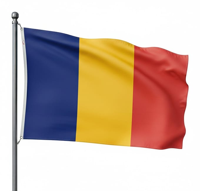 Trasal - vlag Roemenië - roemeense vlag 150x90cm