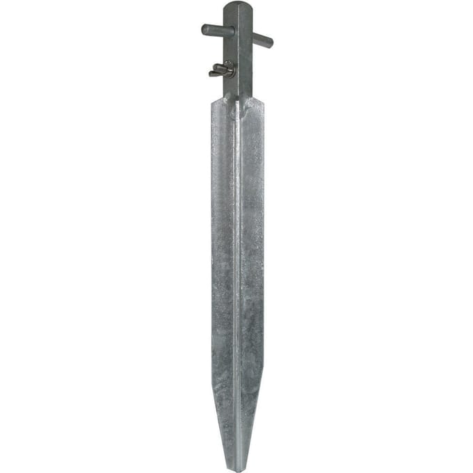 Dehn aardingspin StSt M8 vleugelmoer schroef 600mm - 634160