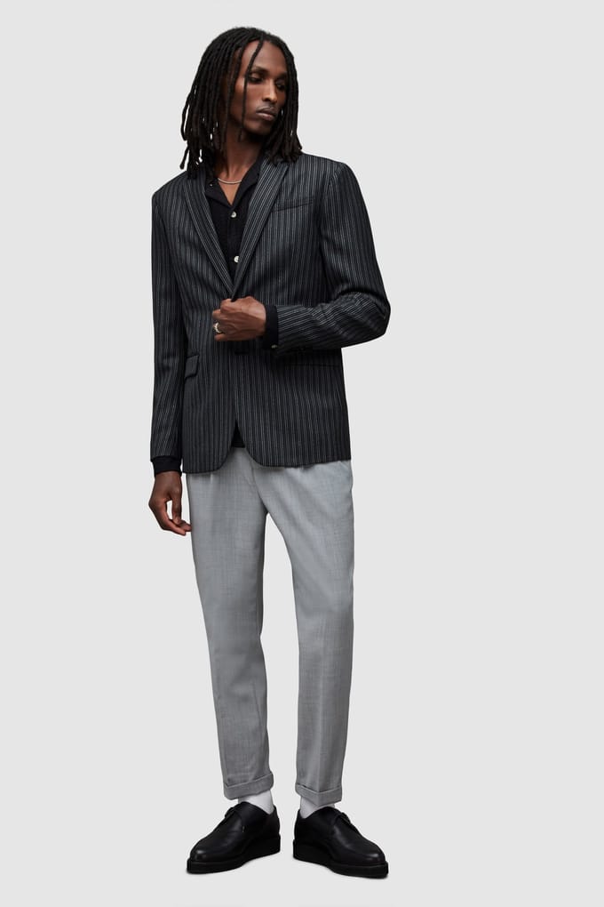 AllSaints Buller Trouser Light Grey Taglia: 30 | Pantaloni Outlet | Uomo | Grigio