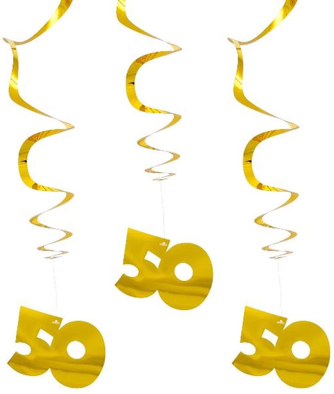 Folat - Spiral Hangdecoration 50 Gold