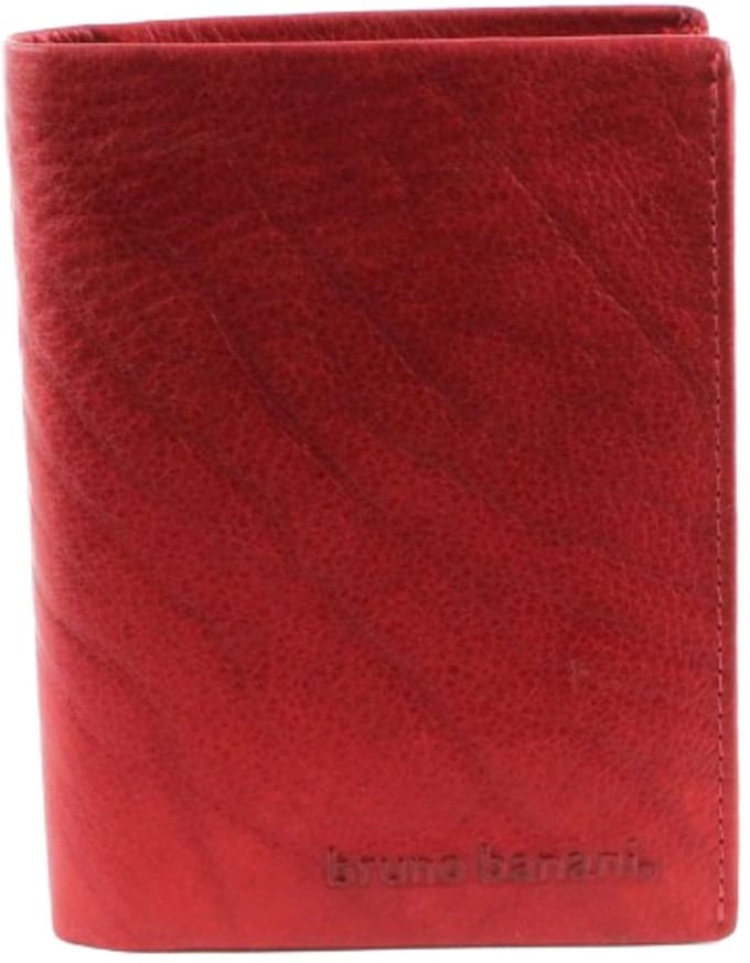 bruno banani Leren Portemonnee Africa Wallet Red Rood