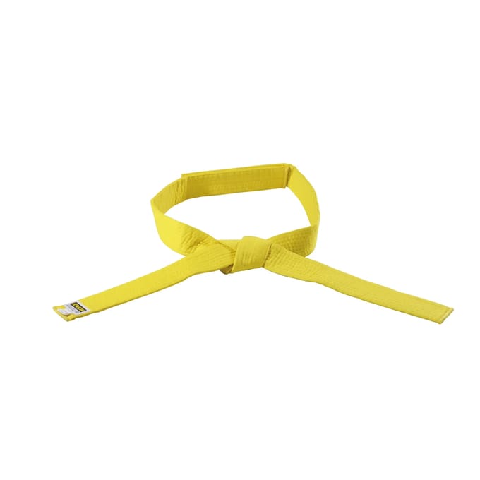 Gele klittenband riem budō kind Kwon