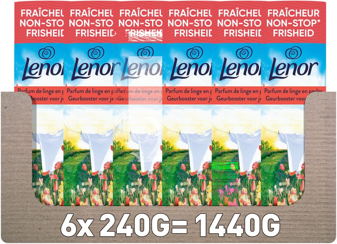 Lenor Geurbooster Zonnige Lentedag - 6 x 240 gram - Wasparfum