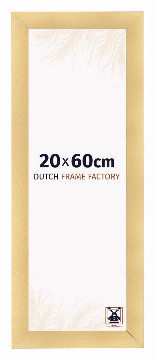 Fotolijst 20x60 cm - MDF - Goud Mat - Praag