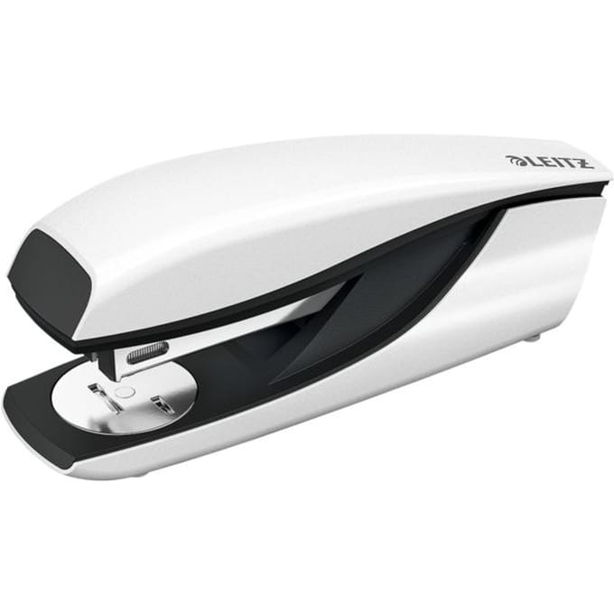 Leitz WOW Bureau Nietmachine - Nietapaciteit Van 30 Vel - Inclusief Nietjes - Wit