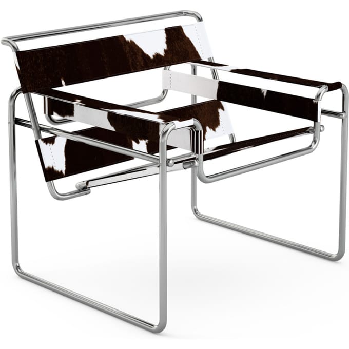 Knoll International Breuer Original Wassily Lounge fauteuil - Haired Hide