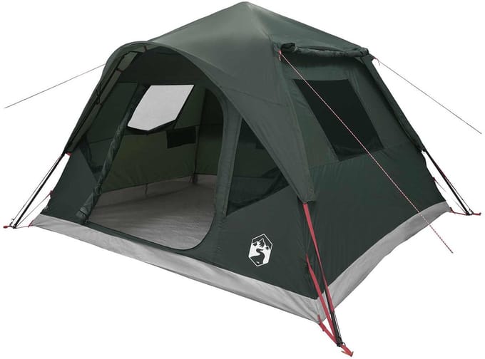 vidaXL - Directe - Tent - Leger - Groen - 305 - x - 275 - x - 190 - cm - Polyester - en - Staal