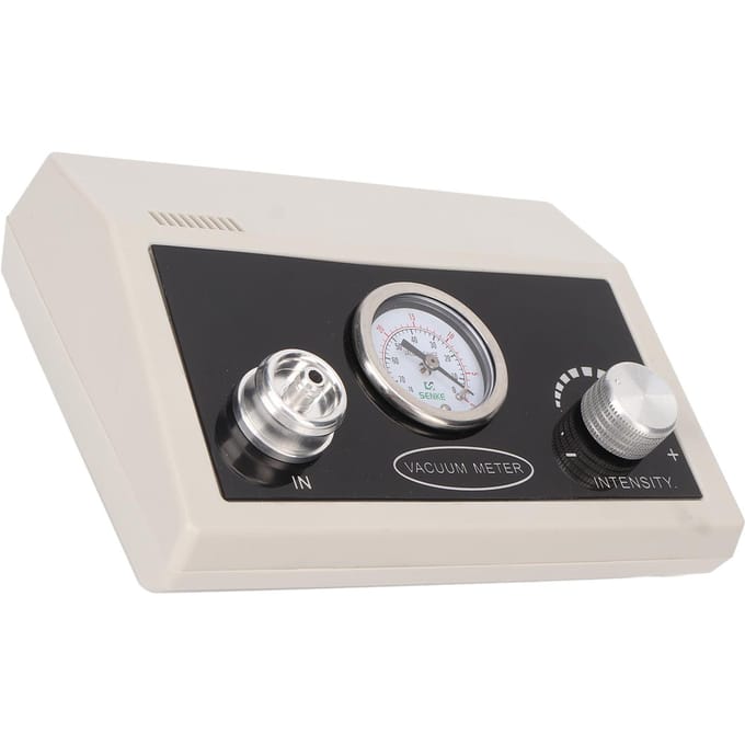 Machine de Ventouses à Pression Négative 3 Tailles Favorise la Circulation Drague les Méridiens Masseur Gua Sha UK Plug white
