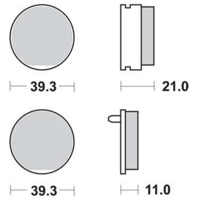 Remblokset TRW MCB502