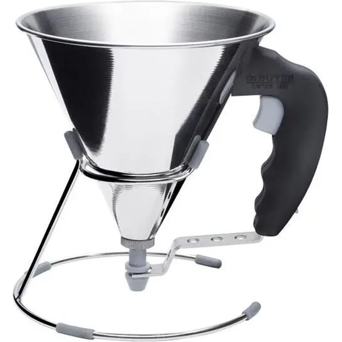 De Buyer Kwik Mini Doseertrechter - 0,8L - Rvs - Zwart