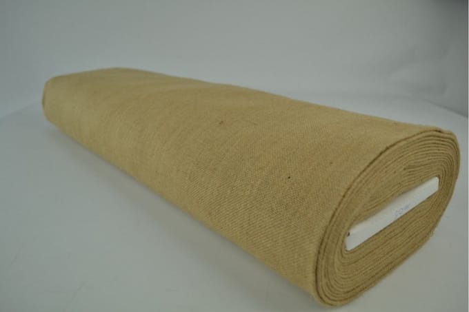 Jute stof op rol - 400 gr/m2 - 10 meter